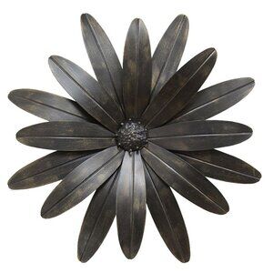 Industrial Flower Metal Wall Decor